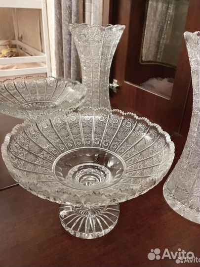 Хрустальная посуда богемия