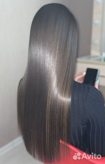 Кератиновое выпрямление