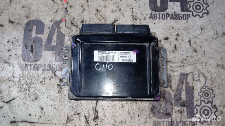 Эбу Renault Clio 2