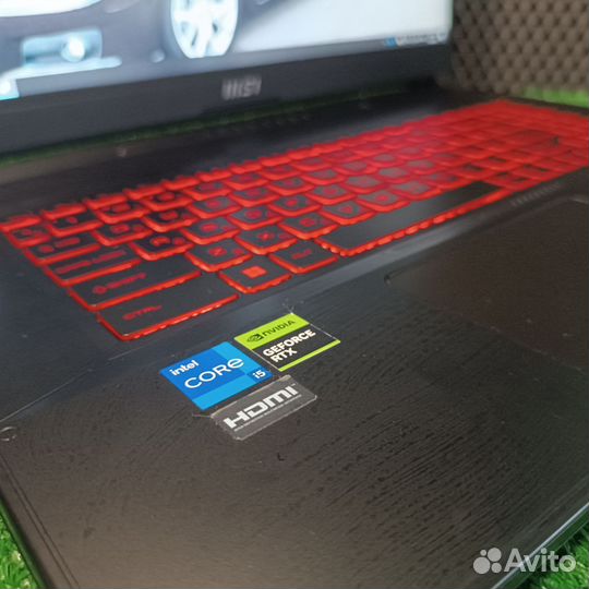 Игровой ноутбук msi 17.3 144GHz