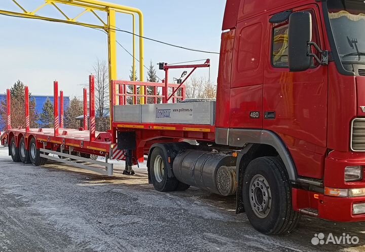 Полуприцеп трал (тяжеловоз) Политранс ТСП 94163, 2023