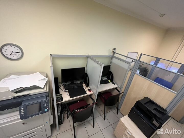 Рабочее место- столешница и перегородки 2 шт