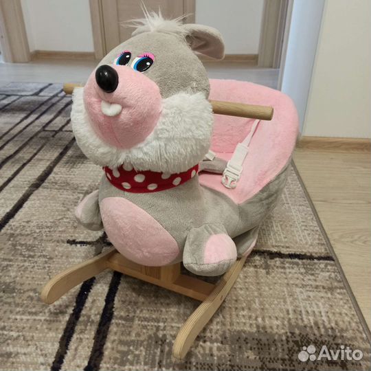 Кресло-качалка детское заяц