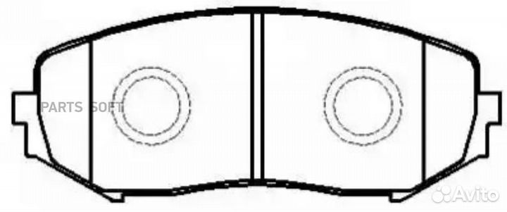 HSB HP8447 Колодки тормозные