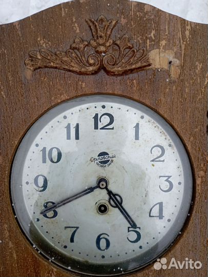 Старинные настенные часы СССР