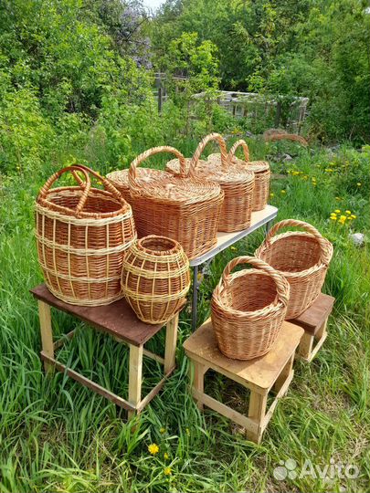 Корзины плетеные