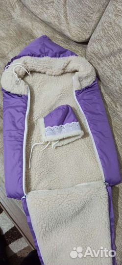 Конверт на выписку зимний для мальчика