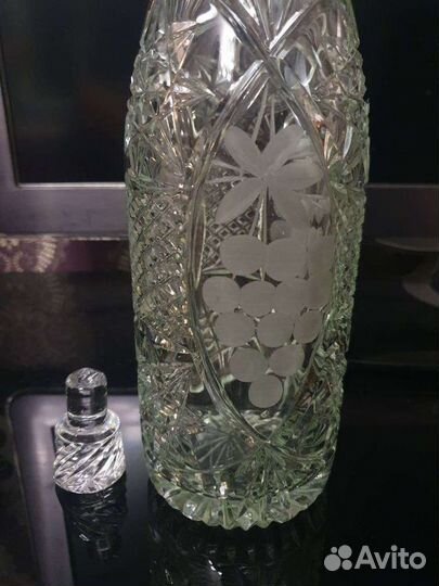 Хрустальная бутылка СССР