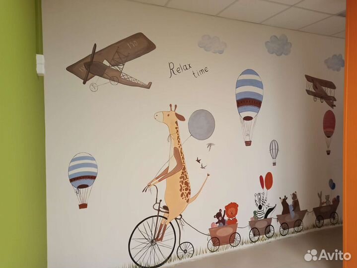 Роспись стен. Картины. Портрет