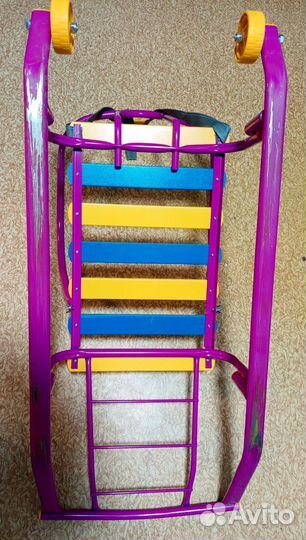 Детские санки с колесами Тимка 5