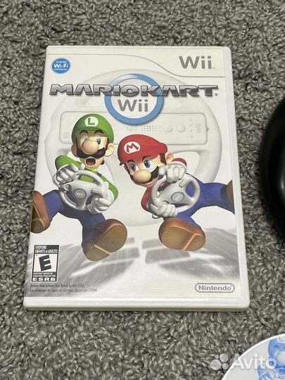 Mario Kart Wii + Руль Nintendo Wii