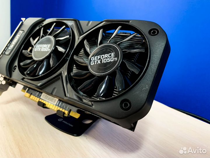 Видеокарта Palit GeForce 1050 Ti Dual OC 4Gb