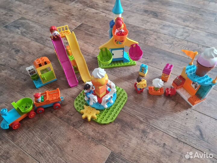Конструктор lego duplo Большой парк Аттракционы