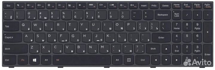 Клавиатура Lenovo IdeaPad Flex G50-75 с подсветкой