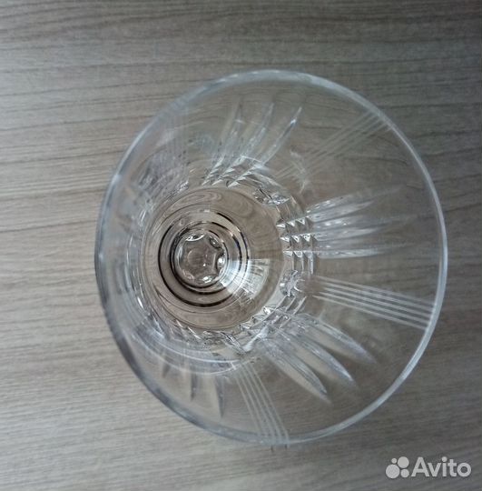 Хрустальные фужеры рюмки стопки СССР 6 штук