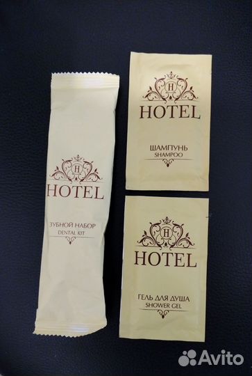 Саше Шампунь, Гель для душа, Зубной набор, Тапочки