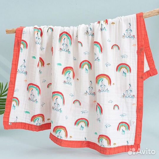 Муслиновые пледы для малышей