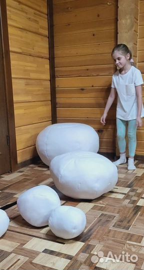 Огромный снеговик пазл 1 метр