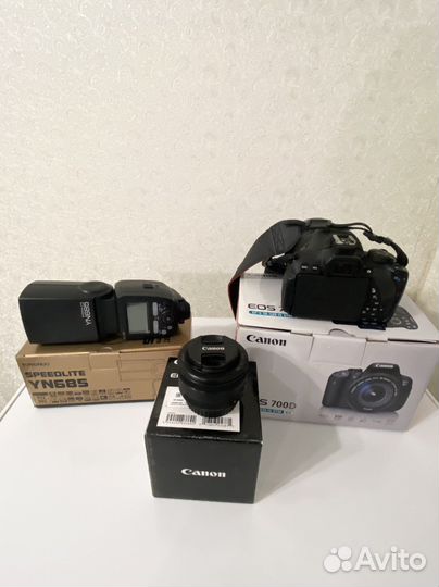 Фотоаппарат canon eos 700d