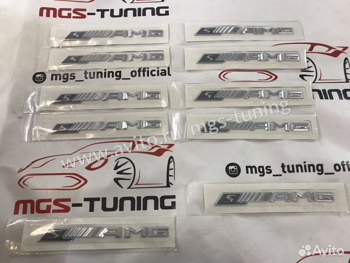 Шильдик на Mercedes s AMG