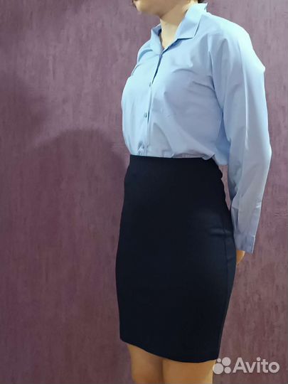 Школьная форма для девочки синяя