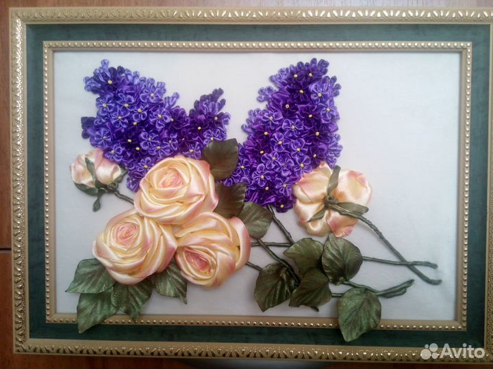 Картина лентами