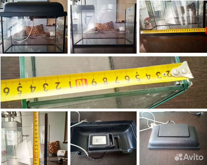 Аквариум 10 л, оборудование