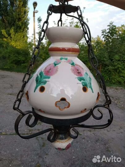 Люстра потолочная кованая