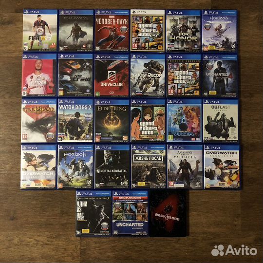 Диски с играми для вашей PS4 или PS5 /обмен/выкуп