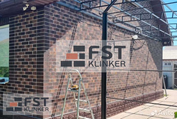 Гибкий кирпич на сетке