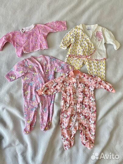 Детские вещи пакетом 50-68 на девочку