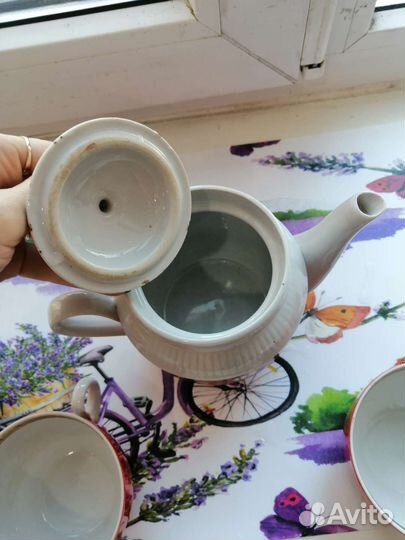 Разная посуда СССР тарелка /чайничек/ кружки