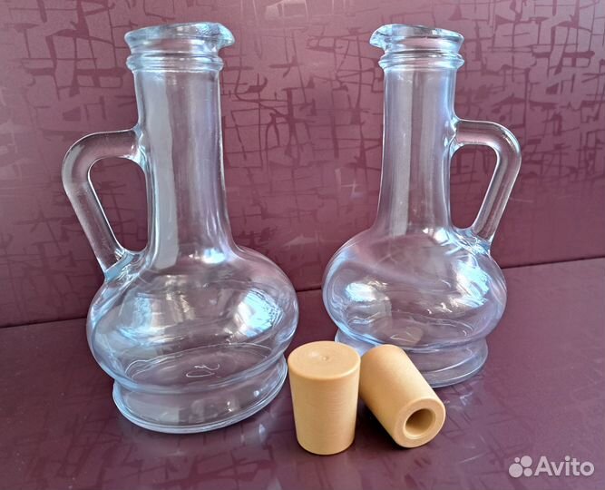 Новая бутылка для масла, соуса стеклянная