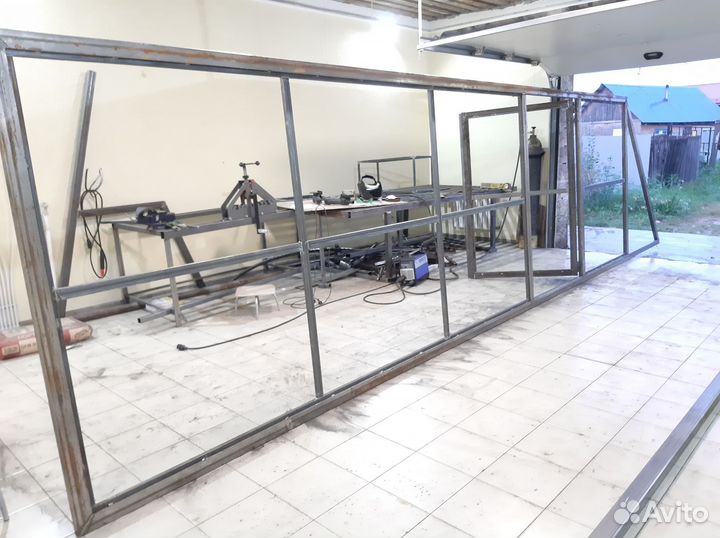 Каркас откатных ворот