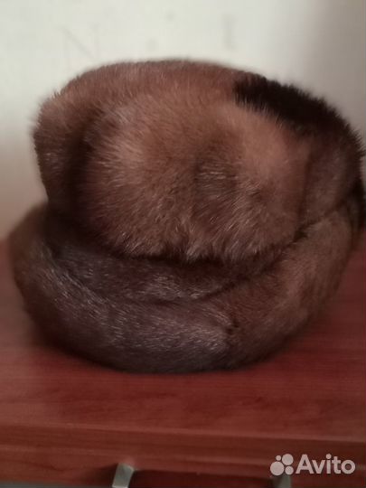 Женская норковая формовая шапка, капор