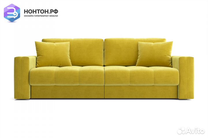 Диван тик-так Монарх горчичный