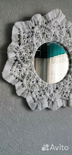 Зеркало макраме