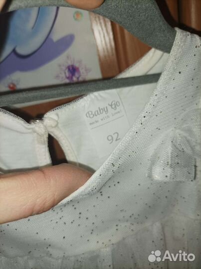 Платье белое 92 рост