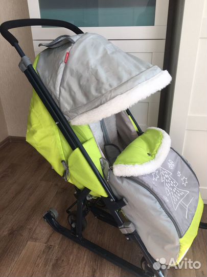 Коляска санки nika