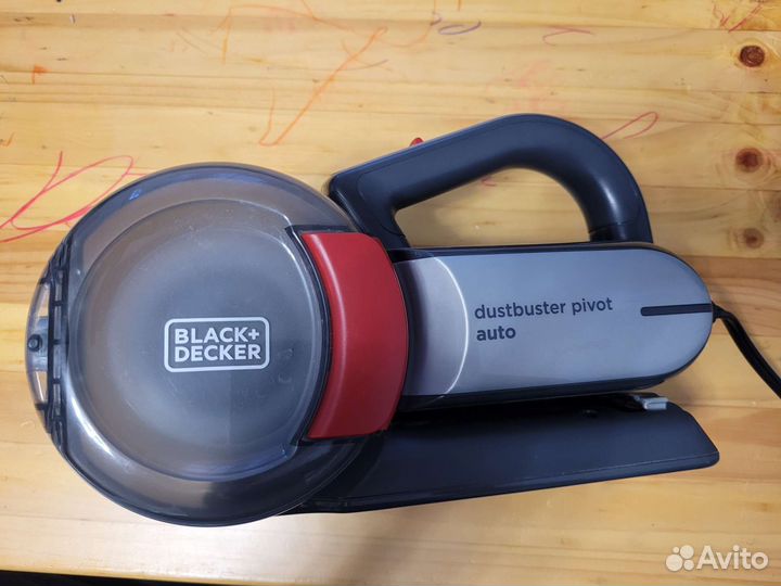 Автомобильный пылесос black decker