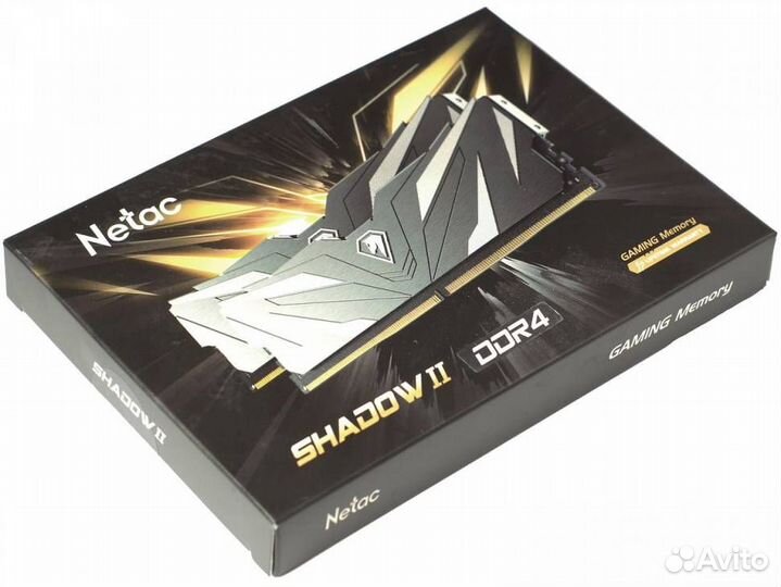 Оперативная память 16 Gb 3600 MHz netac shadow II