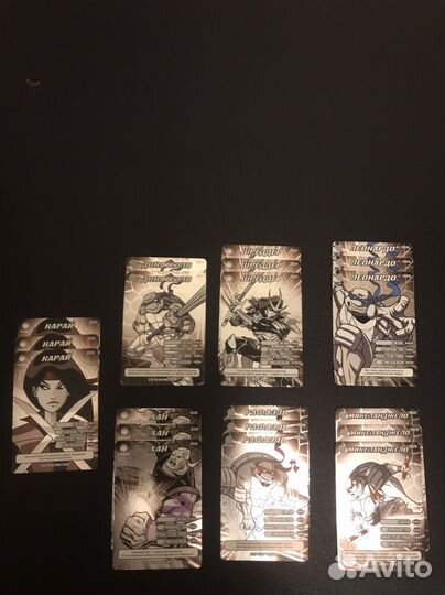 Карточки черепашки ниндзя