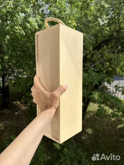 Деревянная коробка для вина