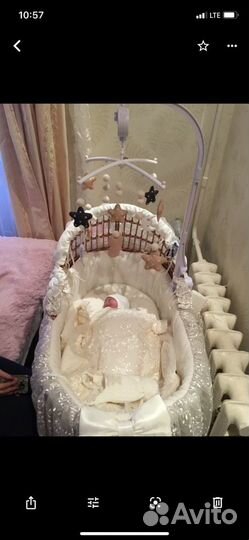 Люлька колыбель плетеная