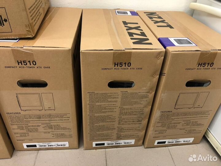 Корпус для игрового пк nzxt CA-H510B-B1 H510