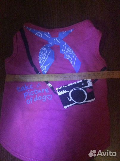 Футболка майка для собаки