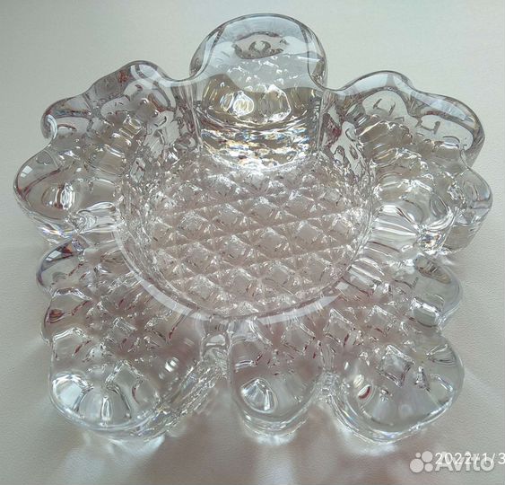 Пепельница хрустальная