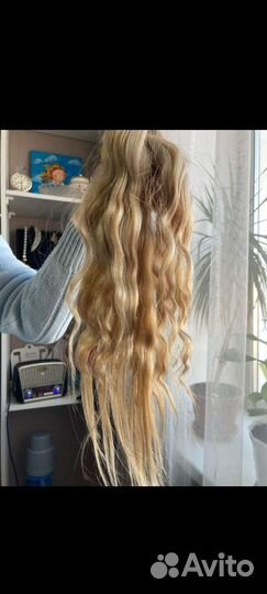 Волосы натуральные срез