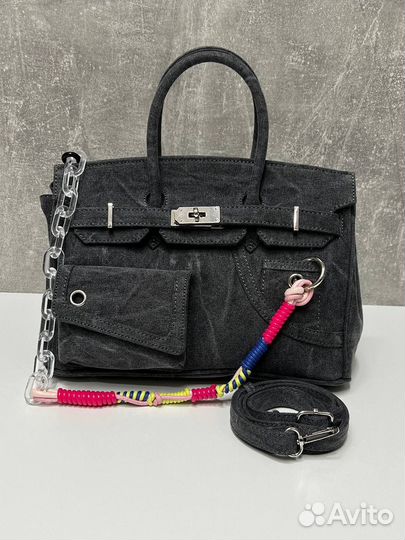 Сумка hermes деним