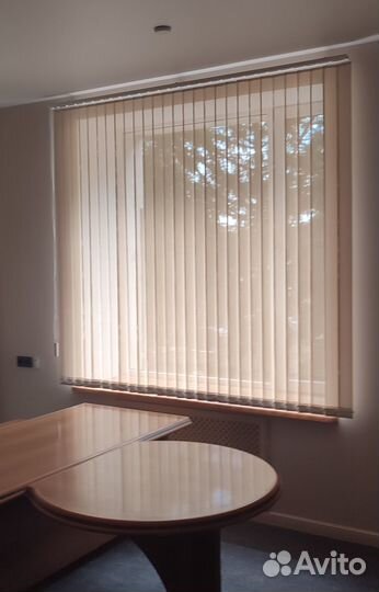 Жалюзи вертикальные тканевые (цвет на выбор)